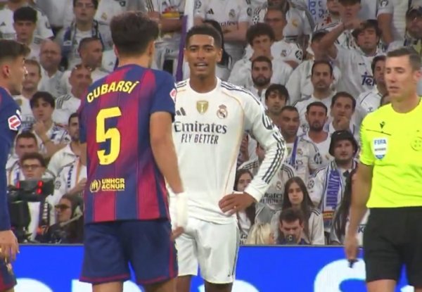 佩德里条目给贝林红牌，贝林厄姆抵挡：内格雷拉来了也不能