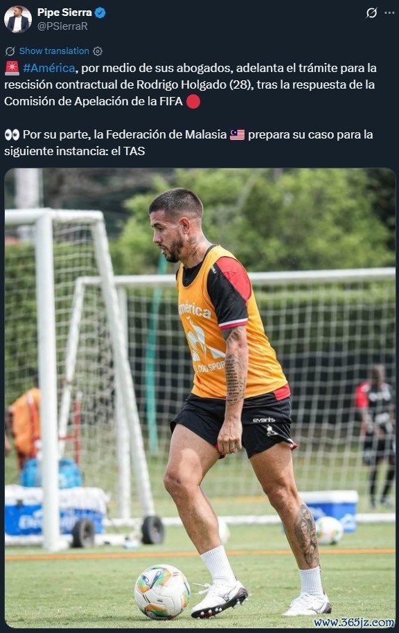 禁赛一年！马来西亚违章归化球员霍尔增加被好意思洲俱乐部解约