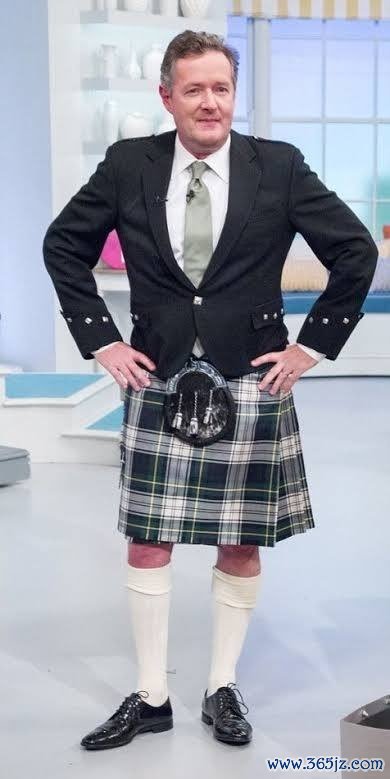 苏格兰纵贯寰宇杯，摩根晒穿方格裙相片：从未嗅觉我方如斯苏格兰